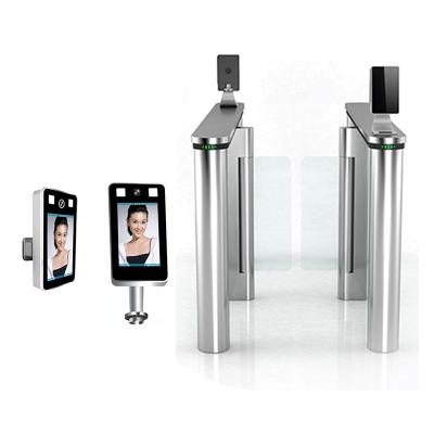 China Stainless Steel / According To Customer Needs Face Recognition Display Camera Temperature Measurement Security Door Smart Biometric Detection Access Control for sale