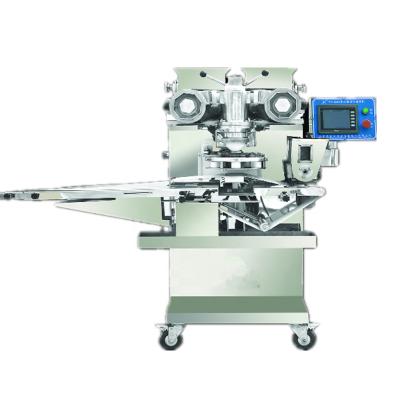 China Various molds to choose automatic double filling machine mamoul mochi encrusting cookies making machine supplier for sale