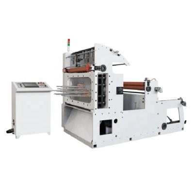 China Hotels Paper Cup Machine Automatic Die Cutting Roll To Cover Paper Cup Die Cutter for sale