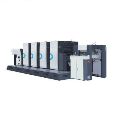 China Good Quality High Efficiency CE Standard Printing Machine Offset 4 Color Offset Printer For Sale for sale