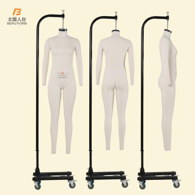 China Female Collapsible Shoulders Dress Form for Garment Tailors Draping Model for sale