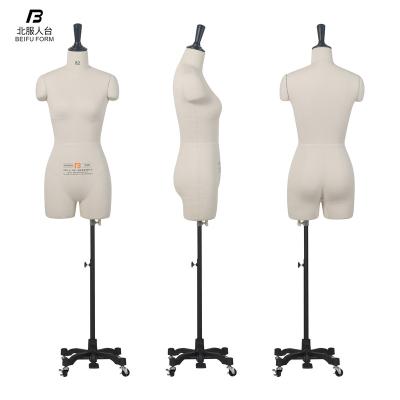 China Mannequin Female Dress Forms Upper Body For Garment Tailors Dressmaker en venta