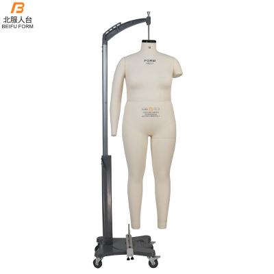 中国 Full Body Female Dress Form Plus Size Mannequis Manikin Collapsible Shoulders For Tailor's Sewing Tailors Dummy 販売のため