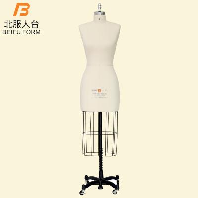 China US Size Mannequin Dress Stand Lady Dress Form for Dressmakers Draping Manikin with Adjustable Height zu verkaufen