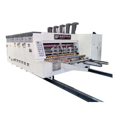 China Factory Automatic 3 Color Printing Die Cutting Machine For Corrugated Cardboard for sale