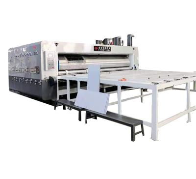 China High quality and hot sales semi-automatic feeding flexo printing corrugated cardboard box slotting die cutting machine for sale