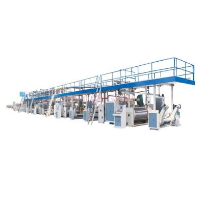 China Factory 1600mm 5 ply corrugated board production line for sale for sale