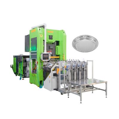 China Factory newly designed 80 tons high efficiency aluminum foil stacker machine +mold+ container mechanical transmission for sale