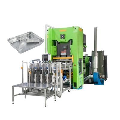 China Factory Factory Customized High End Automatic Disposable Aluminum Foil Food Container Making Machine for sale