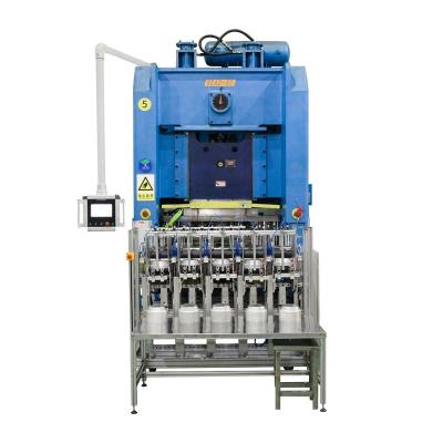 China factory automatic punching machine 800KN aluminum foil h type container making machine from china for sale