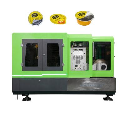 China Hotels Heat Sealing Aluminum Foil Container Lid Yogurt Sealing Lid Making Machine for sale