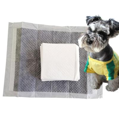 China Sustainable Custom Disposable Bamboo Pet Puppy Pee Pad Charcoal Training Pads Charcoal Training Pads for sale