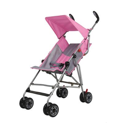 China Easy Folding Portable Baby Stroller Manufacturers Recommend Gray And Pink Folding Chair Umbrella Push Small Size Baby Stroller for sale