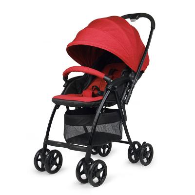 China Polyester Factory Supply Aluminum Baby Travel Strollers Portable Lightweight Stroller Walkers Carriers 3 in 1 for sale