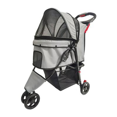 China Melogo Textile System Sustainable Travel Canvas Cubs Pet Strollers For Cats for sale