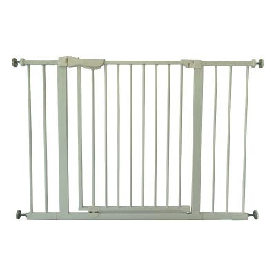 China Baby and Pet Protect Prevent Injuiry Child Safe Magnetic Automatic Retractable Barrier Baby Safety Gate Security Pet Shop Gate for sale