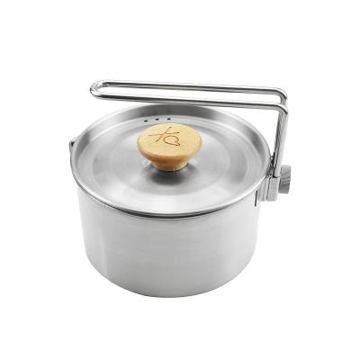 China New Style Outdoor Activities Cooking Aluminum Pot Universal Detachable Kettle Set For Camping for sale