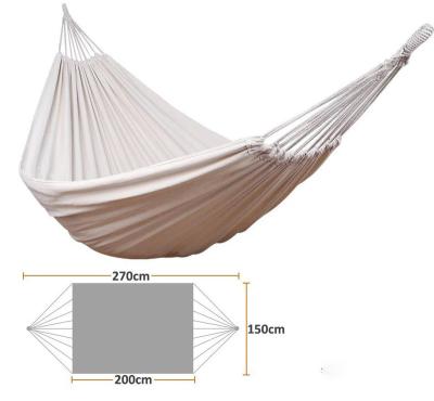 China Wholesale Price Strong And Durable Net White Canvas Factory Outdoor Hammock for sale