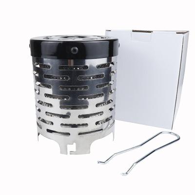 China Best Selling Mini Outdoor Camping Stainless Steel Easily Assembled Heater for sale