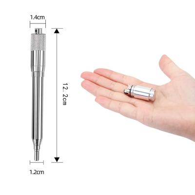 China Easy to carry high quality first-class grade gun stainless steel fan outdoor camping telescopic candle for sale