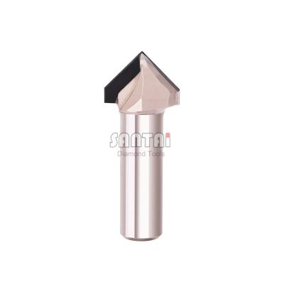 China Excellent V Shape Flute V-Groove Router Bit Suitable End Mil Mill Cutter for sale