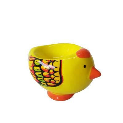 China Viable Supplier ODM&OEM Custom Logo Cat Chicken Decal Ceramic Egg Trays Egg Trays Alone for sale