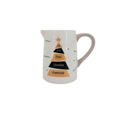 China 2022 Viable Christmas Water Jug Custom Products LOGO Ceramic Water Jug for sale