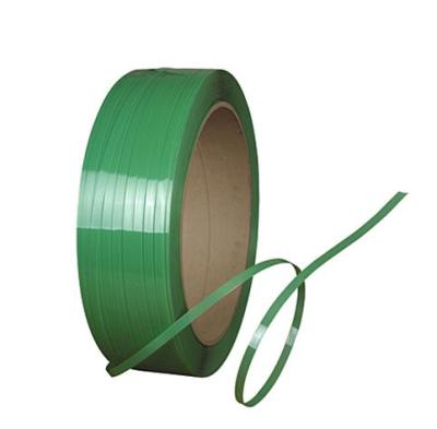 China Manual Green PET Packing Straps For Package Factory for sale