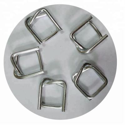 China Manual Manufacturing Metal Hardware High Tensile Rope Strap Buckles Galvanized Wire Buckle 25mm For Polyester Composite Strap for sale