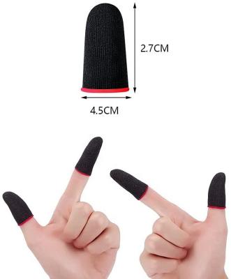 China Finger Sleeves Thumb Sleeves Anti-sweat Mobile Breathable Seamless Touch Screen Game Controller Finger Covers All Mobile Cell Phone for sale