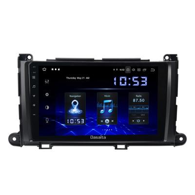 China GPS Dasaita 9 inch MAX10 for Toyota Sienna 2011 2012 2013 2014 Car Videos with 4+64G ROM Radio GPS Android Car Stereo IPS Screen RDS for sale