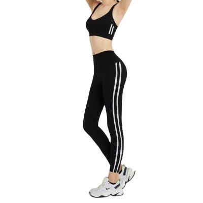 China Breathable Yoga Fitness Sports Set High Performance Women's Active Wear Slim Leggings Set For Sports Yoga Set for sale