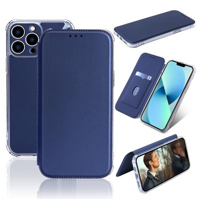 China Full Wallet Phone Case Silicon Card Slot Camera Shockproof Leather Leather Phone Case For iPhone 13 Pro Max for sale