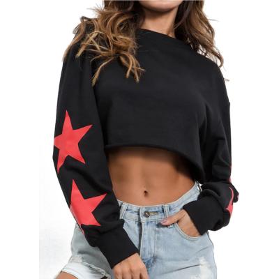 China Custom Wholesale Anti-Shrink Lady Women Top Pullover Long Sleeve Warm Hoodies Grow Hoodies for sale