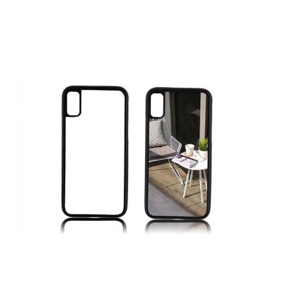 China Blank 2D Phone Case Plain Sublimation PC TPU Phone Case Heat Transfer Heat Transfer Phone Case With Aluminum Foil for sale