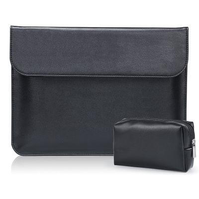 China Waterproof Case Handbag Sleeve Laptop Leather Bag PU Business Cover Device For Apple Macbook Laptop Bag for sale