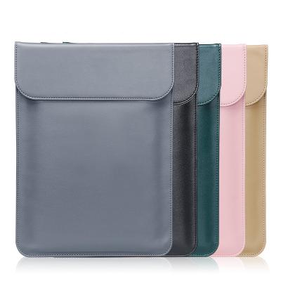 China Waterproof Laptop Case PU Leather Envelope Bag Sleeve for MacBook Air 11.6 12inch 13 14 15 16 inch for sale