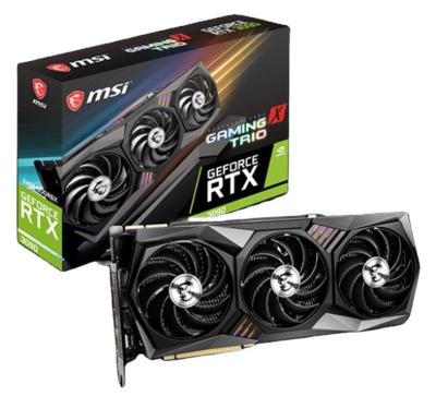 China GPU M SI RTX3090 GeForce RTX 3090 GAME X TRIO 24G Desktop Computer Graphics Card for sale