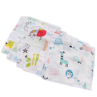 China Viable factory 100%cotton baby gauze baby saliva towel baby bandana high quality hot selling bib for sale