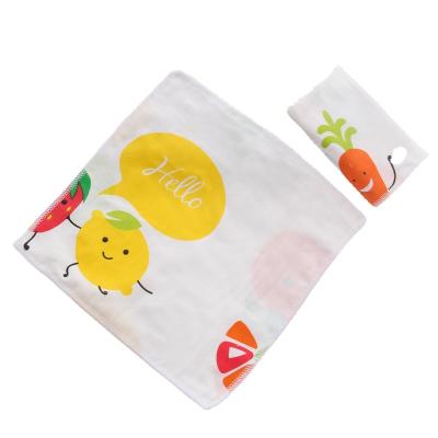 China Viable Factory Wholesale High Quality 100% Cotton Baby Gauze Baby Saliva Towel Baby Bandana Bib for sale