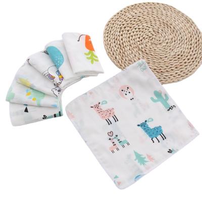 China Viable Customization High Quality Baby Gauze Baby Saliva Towel Baby Bandana Bib for sale