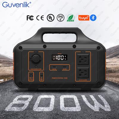 China Guvenlik 120v 240v 800w 1200w 1800w 2400w Multifunctional Portable Wireless Charging Solar Charging Power Station with Inverter Power Station for sale