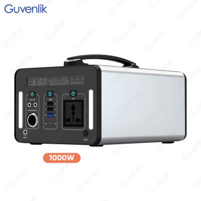 China Guvenlik Storage Connector Lithium Solar Battery Installation Supply 110v- 230V Wireless UPS 1000w Sine Wave Energy Portable Home Storage Tank for sale