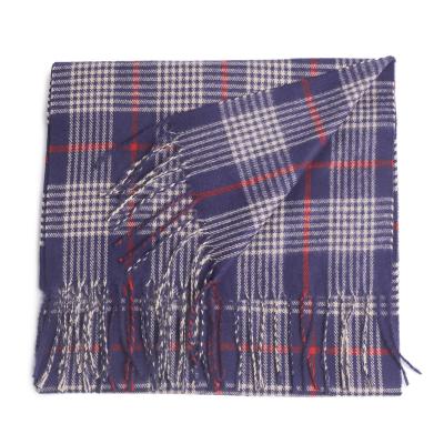 China High Quality Cashmere Feeling Silky Like Autumn Winter Warm Scarves For Double Sided Men Check Long Tassels Large Pashmina Plaid Blend for sale