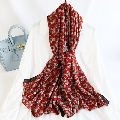 China Factory direct sale OEM support heat preservation good Ployester soft Ployester wraps, classic stripe and color block combination of scarves for sale