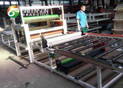 China PVC / Aluminum Foil Laminated Gypsum Ceiling Tile Production Line With PLC Control System for sale