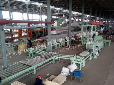 China Building Material Mineral Wool Sandwich Panel Line For Ceiling Board for sale