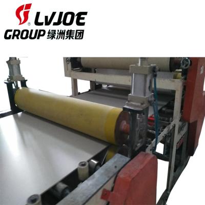 China Double Sides Gypsum Ceiling Board Lamination Machine With Edge Banding Machine for sale