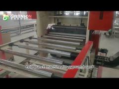 Gypsum Board Perforated Sheet Making Machine For Ceiling And Wall Decoration