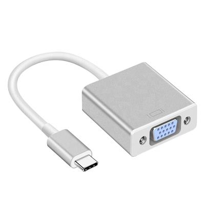 China High Speed ​​USBC C Hub Adapter Multiport Aluminum USB 3.1 Type To VGA Adapter Converter HUB For Laptop Computer for sale